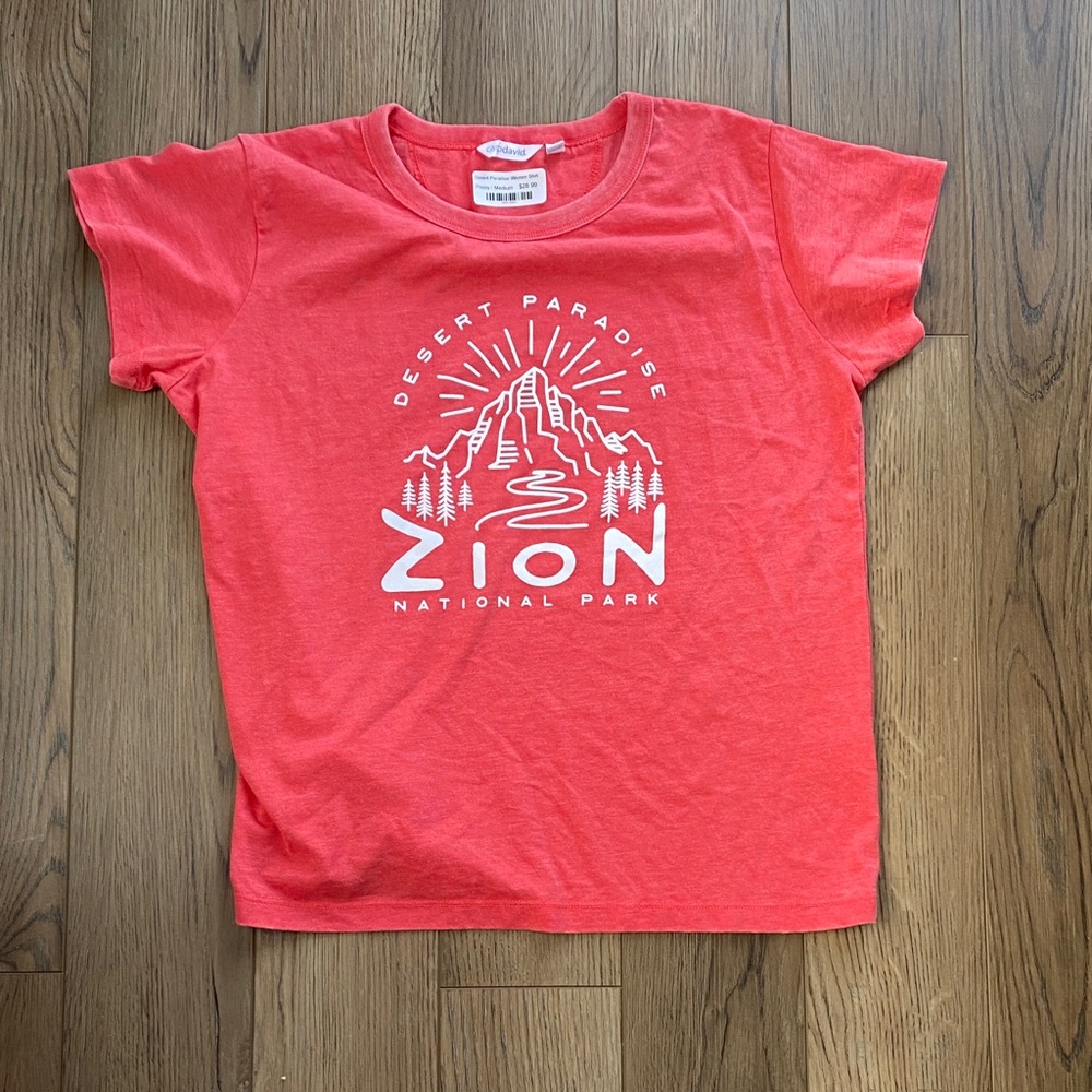 Zion National Park Coral T-Shirt